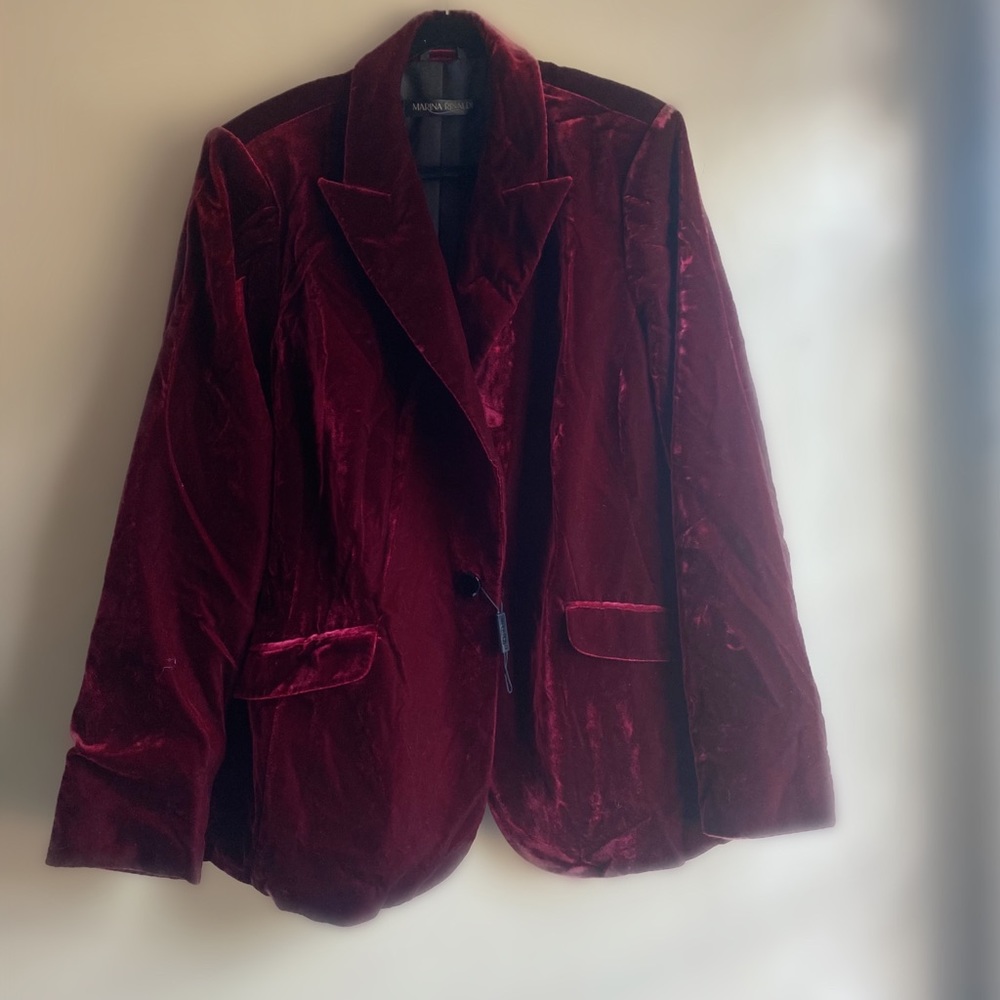 New Velvet Marina Rinaldi Blazer